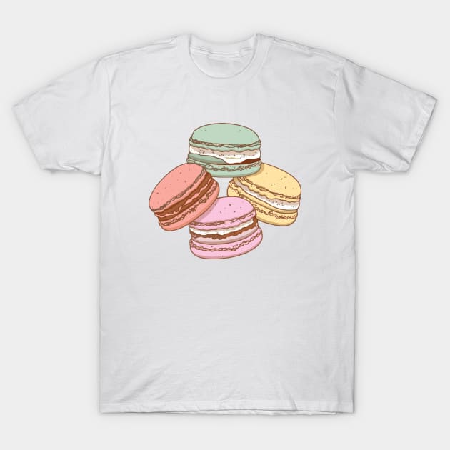 macarons T-Shirt by InspiredByTheMagic